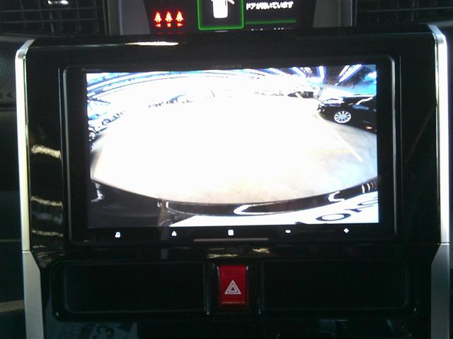 ルーミー カスタムG アイドリング 両側電動SD LEDヘット バックビューモニター 衝突回避ブレーキ 地デジ スマートキー メモリナビ クルーズコントロール 点検記録簿 DVD ETC ドライブレコーダー 1オーナー(8枚目)