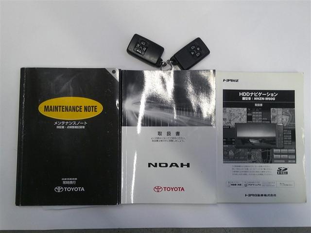 ノア X スマートエディション ナビ&TV リアクーラー キーレス パワーウインドウ スマートキー 3列シート ETC パワーステアリング 盗難防止システム オートエアコン DVD再生 エアバッグ 定期点検記録簿 ABS HDDナビ(25枚目)