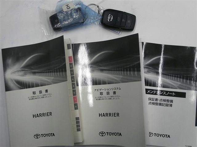 ハリアー Z 盗難防止 リアビューカメラ アルミホイール 点検記録簿 Wエアバッグ サイドエアバッグ エアコン ナビ&TV パワステ エアバッグ ABS メモリーナビ ETC クルーズC 誤発進抑制(19枚目)