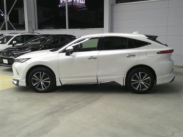 ハリアー Ｇ　衝突回避ブレーキ　セキュリティーアラーム　ＡＡＣ　バックモニタ－　記録簿有　エアロ　１オーナ　ＬＥＤランプ　スマキー　キーフリー　ＡＷ　ＥＴＣ車載器　ＰＳ　パワーウインドウ　ナビ　パワ－シ－ト　ＡＢＳ（4枚目）