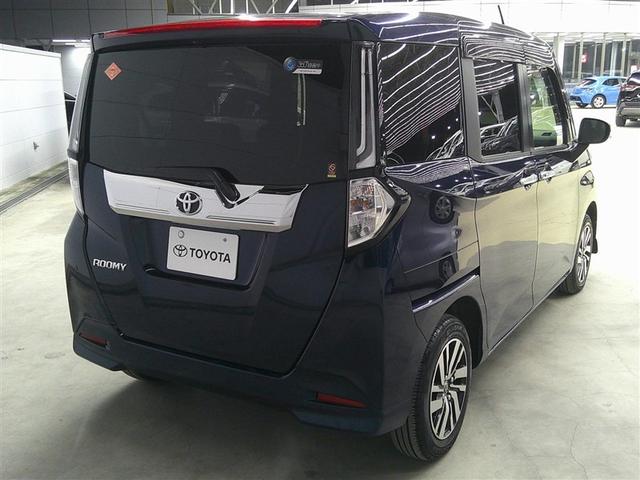 ルーミー カスタムG 両側電動SD LEDヘット バックビューモニター 衝突回避ブレーキ 地デジ メモリナビ クルーズコントロール 点検記録簿 DVD ETC ドライブレコーダー オートエアコン アルミホイール ナビ&TV(5枚目)