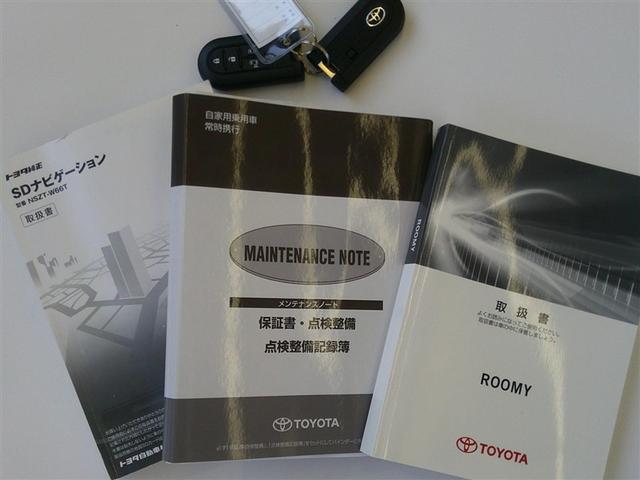 ルーミー G パワステ 記録簿付 エアバック パワーウィンドウ 運転席助手席エアバック ナビ&TV オートエアコン ABS メモリナビ フルセグ地デジ 両面パワースライドドア(21枚目)