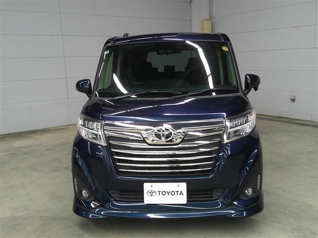 ルーミー カスタムG 両側電動SD LEDヘット バックビューモニター 衝突回避ブレーキ 地デジ スマートキー メモリナビ クルーズコントロール 点検記録簿 DVD ETC オートエアコン アルミホイール ナビ&TV PW(2枚目)