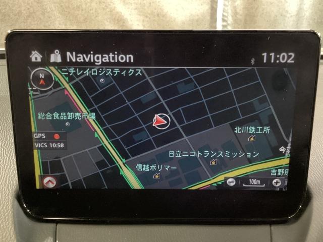 ＣＸ－３ １．８　ＸＤ　ツーリング　マツダコネクトナビ　地デジ　３６０°ビューモニター　ＥＴＣ　ドラレコ　ワンオーナー　全方位カメラ　コーナーセンサー　衝突被害軽減ブレーキ　ＥＴＣ　ＬＥＤヘッド　横滑り防止装置　メモリーナビ　ＤＶＤ再生（4枚目）