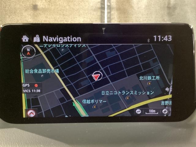 ＣＸ－８ ２５Ｓ　プロアクティブ　マツダコネクトナビ　地デジ　３６０°モニター　ＥＴＣ　ワンオーナー　パワーウィンドウ　ＬＫＡ　レーダークルーズコントロール　ＤＶＤ　点検記録簿　ＡＢＳ　パワーシート　シートヒーター　ＬＥＤライト（4枚目）