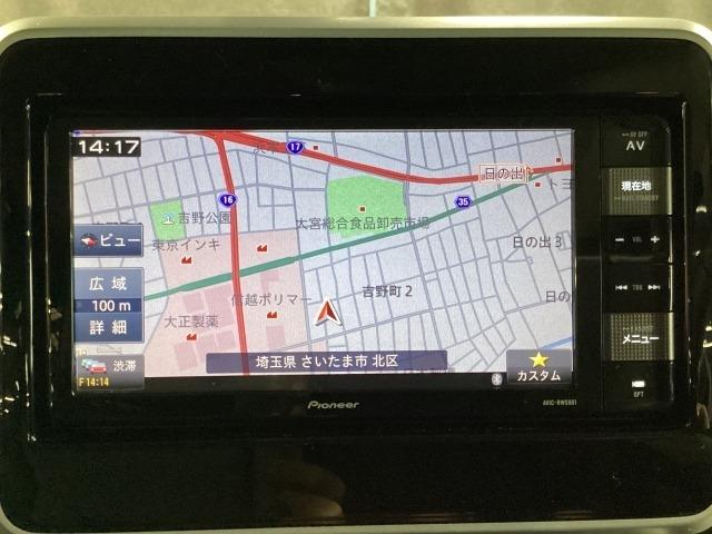 フレアワゴンカスタムスタイル ６６０　カスタムスタイル　ハイブリッド　ＸＴ　ナビ　地デジ　３６０°ビューモニター　ＥＴＣ　ドラレコ　ワンオーナー　アラウンドビューモニター　ｂｌｕｅｔｏｏｔｈ　両面パワースライドドア　ＬＥＤランプ　地デジ　１オーナー　エアバッグ　スマキー（4枚目）