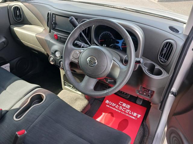 キューブ 　福祉車両　スローパー　電動ウインチ　プッシュスタート　スマートキー　ナビ　ＴＶ　ＢＴ　ドライブレコーダー付　８ナンバー４人乗り（4枚目）