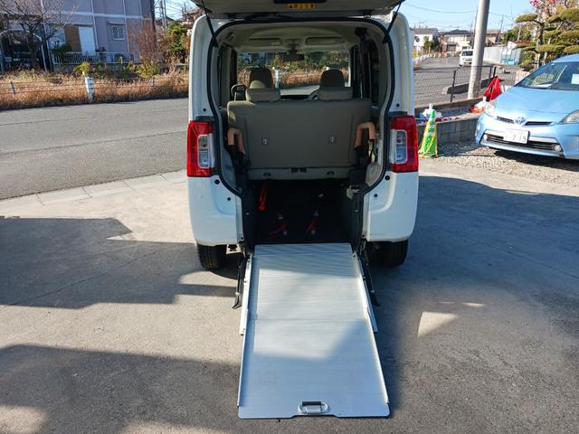 タント L SAII スマアシ2 福祉車両 スローパー 電動ウインチ 後席付4人乗り ナビTV 両側スライドドア クロージャ―付(17枚目)