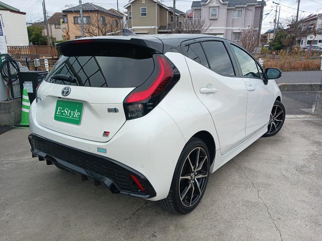 アクア ＧＲスポーツ　専用エアロ　アルミ　ナビ　ＴＶ　ＥＴＣ　ＢＴ　全方位カメラ　ＢＳＭ　トヨタチームメイト　ワンオーナー車（24枚目）