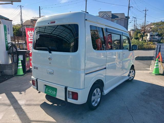 ＮＶ１００クリッパーリオ 　ターボ　福祉車両　スローパー　電動ウインチ　後席付４人乗り　ナビ　ＢＴ　Ｂカメラ　ドラレコ　軽減ブレーキ　横滑り防止（3枚目）