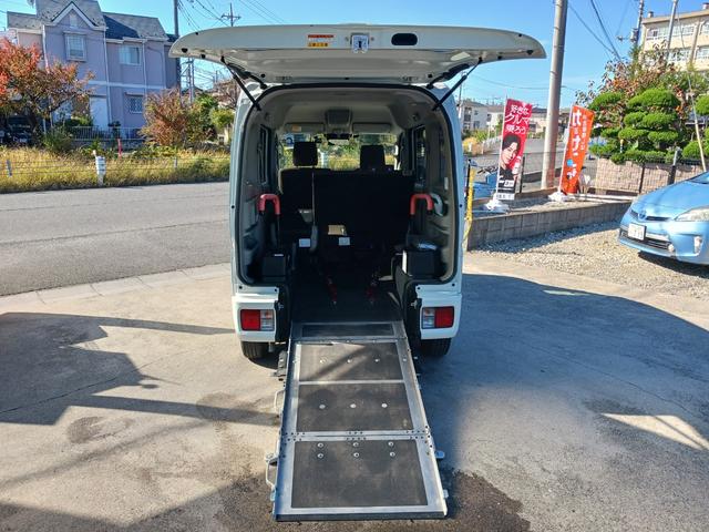 ＮＶ１００クリッパーリオ 　ターボ　福祉車両　スローパー　電動ウインチ　後席付４人乗り　ナビ　ＢＴ　Ｂカメラ　ドラレコ　軽減ブレーキ　横滑り防止（21枚目）