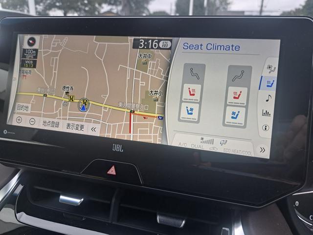 ハリアー Ｚレザーパッケージ　純正ナビゲーション　３６０度カメラ　ＥＴＣ　モデリスタフルエアロ　純正アルミホイール　ＬＥＤヘッドライト　スマートキーシートエアコン　シートヒーター　純正前後ドライブレコーダー　ローダウン　クリソナ（9枚目）