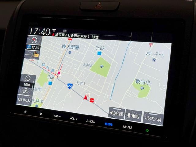 フリードハイブリッド ハイブリッド・Ｇホンダセンシング　Ｓパッケージ、Ｃパッケージ、純正メモリーナビ、ＥＴＣ車載器、アダプティブクルーズコントロール、純正フロントドライブレコーダー、バックカメラ、純正アルミホイール、　フロントカメラ　軽減ブレーキ　記録簿（9枚目）