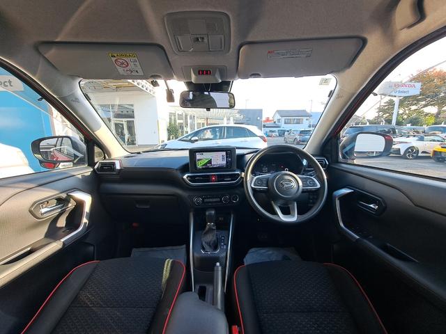 ロッキー G 純正メモリーナビゲーション バックカメラ ETC 障害物センサー 前席シートヒーター 純正アルミホイール スマートキー 前方用ドライブレコーダー アイストップ イモビ USB タ-ボ ナビTV AAC(3枚目)