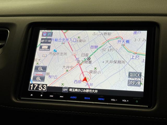 ヴェゼル ハイブリッドＺ・ホンダセンシング　純正メモリーナビゲーション　フルセグＴＶ　Ｂｌｕｅｔｏｏｔｈ接続　バックカメラ　ＥＴＣ　ＬＥＤヘッドライト　純正ドライブレコーダー　レーダーサポート　ＤＶＤ再生機能　横滑り防止システム　盗難防止装置（8枚目）