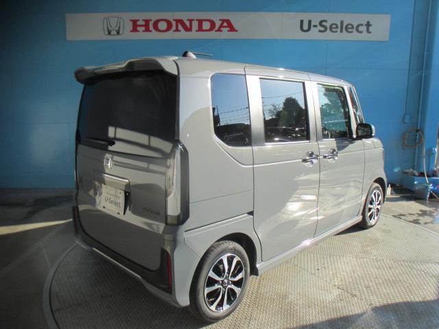 Ｎ－ＢＯＸカスタム コーディネートスタイル　当社業務使用車　ナビ装着用スペシャルパッケージ　左右パワースライドドア　フルオートエアコン　純正アルミホイール　ＬＥＤヘッドライト　スマートキー　オートクルーズ　禁煙　ワンオーナー　Ｗ電動ドア　ＥＳＣ（2枚目）