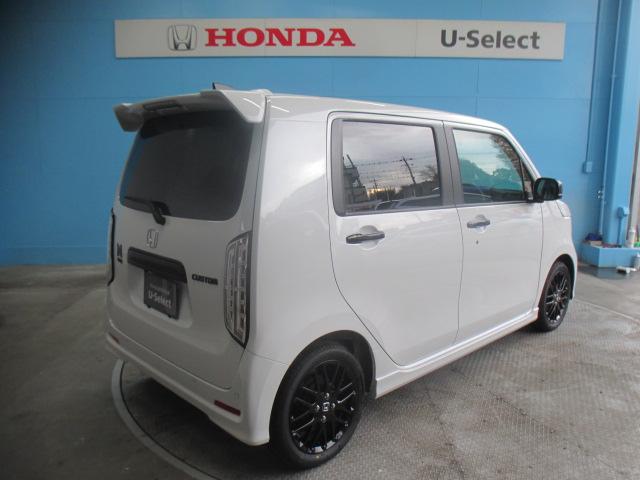 Ｎ－ＷＧＮカスタム Ｌ・ターボホンダセンシング　当社登録済未使用車　ナビ装着用スペシャルパッケージ　運転席・助手席シートヒーター　１５インチアルミホイール　純正アルミホイール　スマートキー　ブレーキサポート　盗難警報装置　横滑り防止機能　禁煙（2枚目）