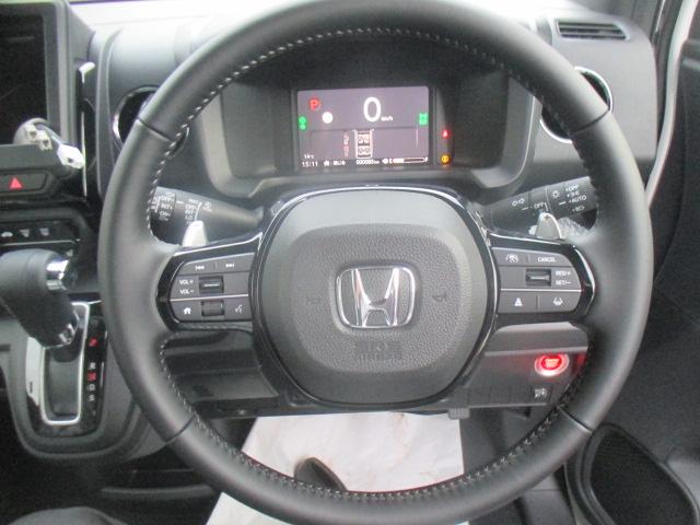 Ｎ－ＷＧＮカスタム Ｌ・ターボホンダセンシング　当社登録済未使用車　ナビ装着用スペシャルパッケージ　運転席・助手席シートヒーター　１５インチアルミホイール　純正アルミホイール　スマートキー　ブレーキサポート　盗難警報装置　横滑り防止機能　禁煙（9枚目）