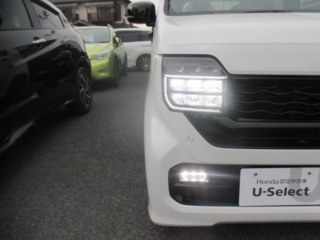 Ｎ－ＷＧＮカスタム Ｌ・ターボホンダセンシング　当社登録済未使用車　ナビ装着用スペシャルパッケージ　運転席・助手席シートヒーター　１５インチアルミホイール　純正アルミホイール　スマートキー　ブレーキサポート　盗難警報装置　横滑り防止機能　禁煙（13枚目）