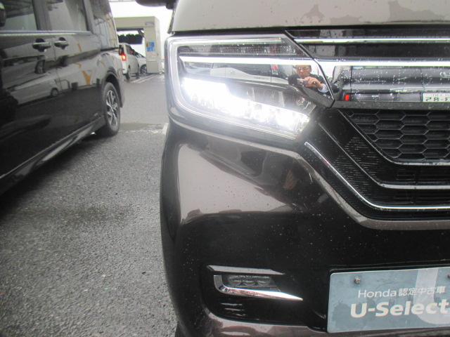 N-BOXカスタム G・Lターボホンダセンシング 純正メモリーナビ リアカメラ フルセグTV 左右パワースライドドア フルオートエアコン LEDヘッドライト ETC車載器 スマートキー 純正アルミホイール 両側PWスライドドア Bモニタ Iストップ(19枚目)