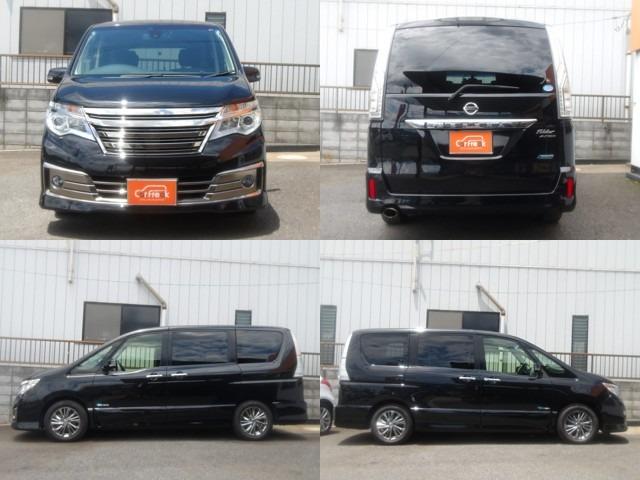 セレナ ライダー　ブラックライン　Ｓ－ハイブリッド　後期型　整備記録簿　禁煙車　両側パワースライドドア　ナビ　ＴＶ　ＤＶＤビデオ　Ｂｌｕｅｔｏｏｔｈ　バックカメラ　フリップダウンモニター　純正フルエアロ　ＬＥＤヘッドライト　修復歴なし　車検整備付き（18枚目）
