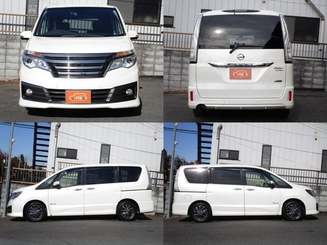 セレナ ライダーブラックラインＳ－ＨＶアドバンスドセーフティ　後期型　禁煙車　衝突軽減ブレーキ　両側パワースライドドア　ナビ　ＴＶ　ＵＳＢ　バックカメラ　クルーズコントロール　純正フルエアロ　コーナーセンサー　横滑り防止　修復歴なし　車検整備付き　ＯＢＤ検査済み（18枚目）