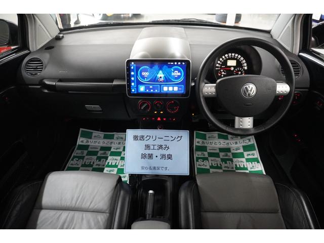 ニュービートル ターボ　ディスプレイオーディオ　バックカメラ　Ａｎｄｒｏｉｄ　黒／灰レザー内装　禁煙車（12枚目）