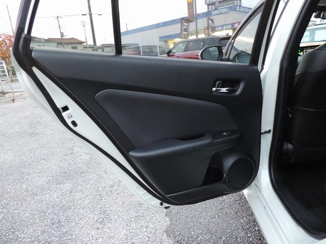 プリウス Aプレミアム トヨタセーフティセンス 純正ナビ フルセグTV Bカメラ 本革シート BSM LEDヘッドライト ビルトインETC クリアランスソナー シートヒーターレーダークルーズ 社外15インチアルミスマートキー(36枚目)