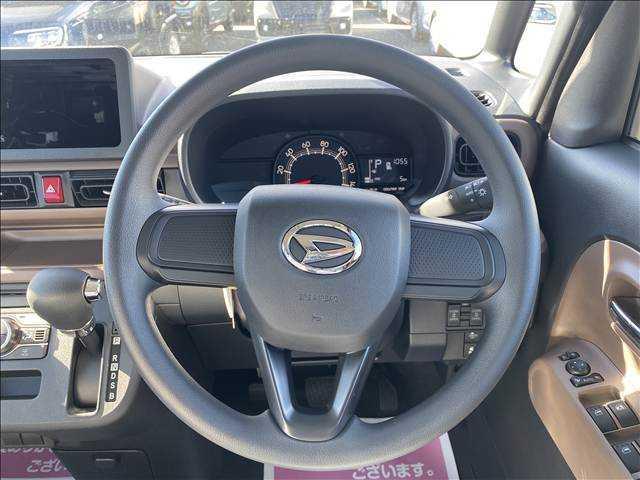 ムーヴキャンバス セオリーX 届出済未使用車 両側電動スライドドア 衝突軽減ブレーキシステム アイドリングストップ コーナーセンサー パーキングセンサー オートエアコン スマートキー 禁煙車 パワーステアリング 修復歴無(14枚目)