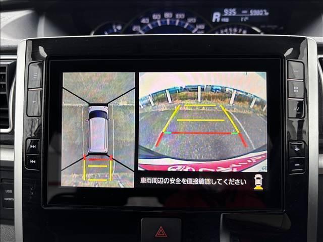 タント カスタムＲＳ　トップエディションＶＳ　ＳＡＩＩＩ　純正フルセグナビ　全方位付きモニター　ＥＴＣ　前方連動ドライブレコーダー　シートヒーター　ＬＥＤヘッドライト　両側パワースライドドアドア　禁煙車（6枚目）