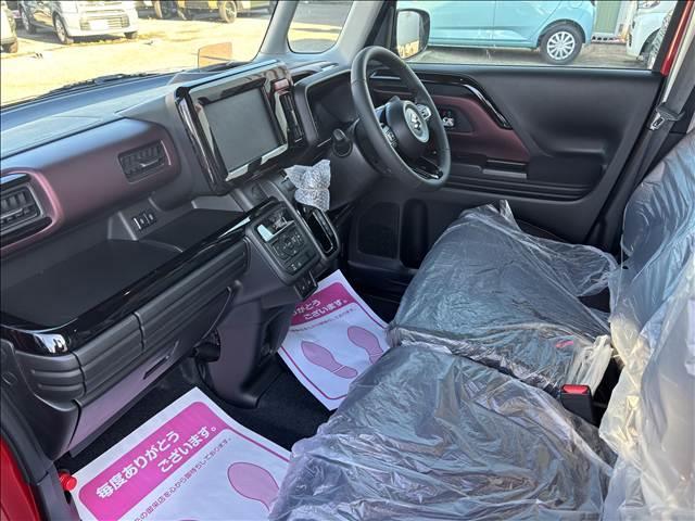 スペーシアカスタム ハイブリッドＸＳ　届出済未使用車　スズキセーフティサポート　横滑り防止装置　両側電動スライドドア　ハイブリッド　オートエアコン　オートライト　プッシュスタート　スマートキー　ＬＥＤヘッドライト　禁煙車　修復歴無（14枚目）