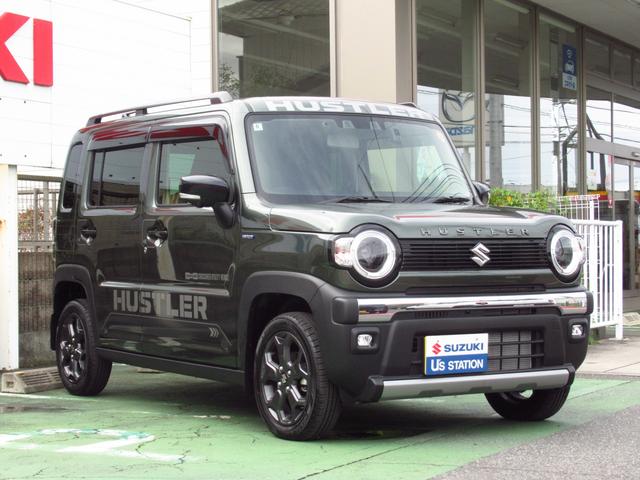 ハスラー タフワイルドターボ　３型　全方位モニター付ナビ　ＥＴＣ　前後衝突被害軽減装置　リアパーキングセンサー　全方位モニター付きナビ　ＥＴＣ　アダプティブクルーズコントロール　ＬＥＤヘッドライト　オートライト　前後ドライブレコーダー（10枚目）