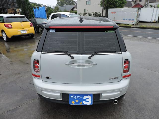 MINI クーパー クラブマン シートカバー シートヒーター ナビ地デジワンセグキーレス2本205/45/17タイヤ4分山純正アルミ 記録簿平成26年27年28年29年30年令和1年2年3年4年6年 ATオイル交ATストレーナー交(5枚目)