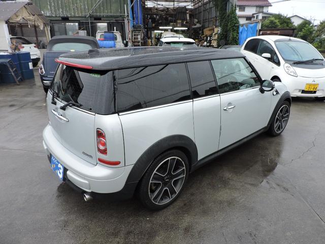 MINI クーパー クラブマン シートカバー シートヒーター ナビ地デジワンセグキーレス2本205/45/17タイヤ4分山純正アルミ 記録簿平成26年27年28年29年30年令和1年2年3年4年6年 ATオイル交ATストレーナー交(9枚目)