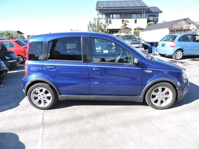 ニューパンダ 100HP タイミングベルト交換 マニュアル6速 CD USB入力 ETC 195/50/15純正アルミホイールタイヤ5分山 スタッドレスタイヤセット7分山あり 取説 キーレス キー2本(4枚目)