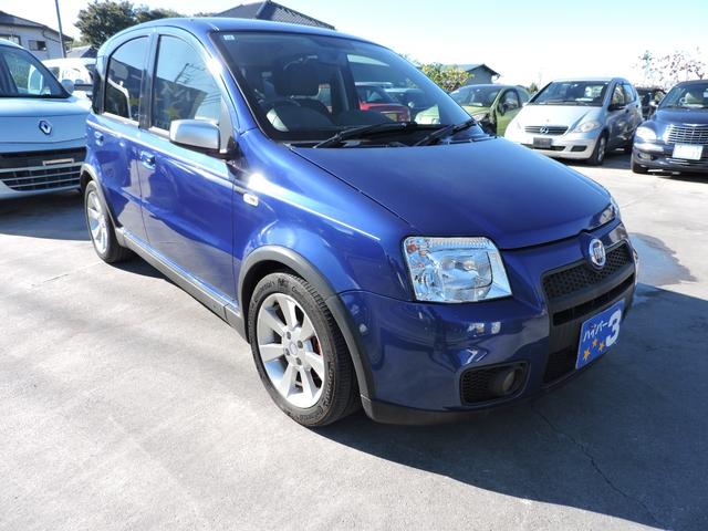 ニューパンダ 100HP タイミングベルト交換 マニュアル6速 CD USB入力 ETC 195/50/15純正アルミホイールタイヤ5分山 スタッドレスタイヤセット7分山あり 取説 キーレス キー2本(18枚目)