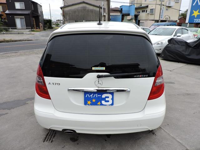 Aクラス A170 車検令和8年5月 左右フロントショック交換済 取説 ナビ取説 215/45/17純正アルミF6分山R9分山 ETC CVTチェック済 CVTエラーコード点検済(5枚目)