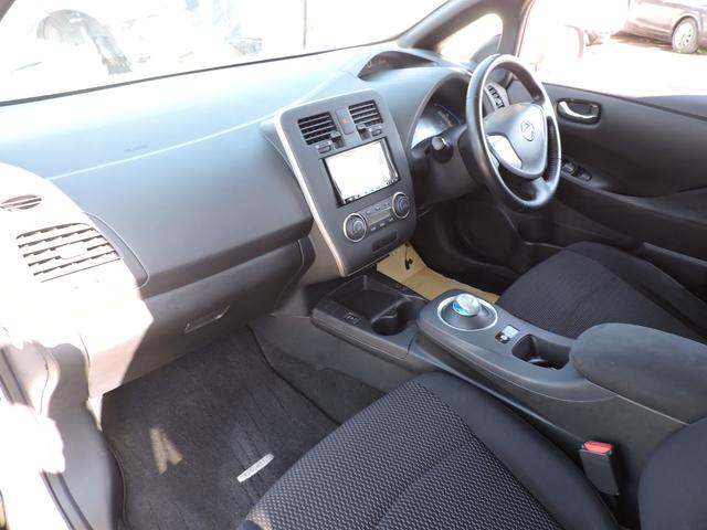 リーフ Ｓ　１２セグメント満充電時１４１キロ表示　スマートキー２個　ステアリングヒーター　シートヒーター　ＳＤナビ　ＣＤ　ブルートゥースオーディオ　２０５／５５／１６フロントタイヤ２本交換（37枚目）