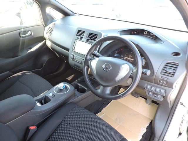 リーフ Ｓ　１２セグメント満充電時１４１キロ表示　スマートキー２個　ステアリングヒーター　シートヒーター　ＳＤナビ　ＣＤ　ブルートゥースオーディオ　２０５／５５／１６フロントタイヤ２本交換（38枚目）