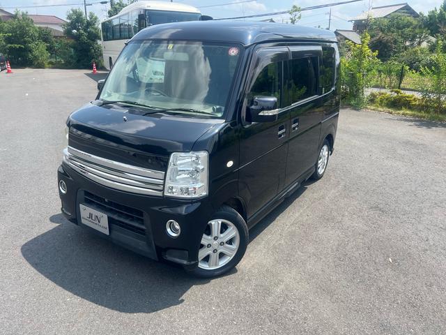 エブリイワゴン ＰＺターボスペシャル　ターボ車　スマートキー　両側パワースライドドアドア　オートステップ　社外ナビ　テレビ　ＥＴＣ　シートカバー　ＨＩＤライト　オートエアコン（4枚目）