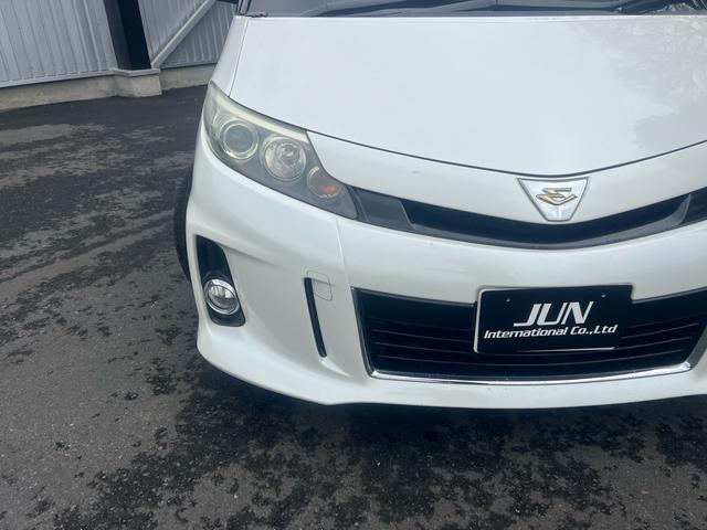 エスティマ アエラス　プレミアムエディション　スマートキー　プッシュスタート　両側パワースライドドア　　純正ナビ　ＴＶ　バックカメラ　ハーフレザーシート　車高調　２０インチアルミドライブレコーダー　走行無制限一年保証（5枚目）