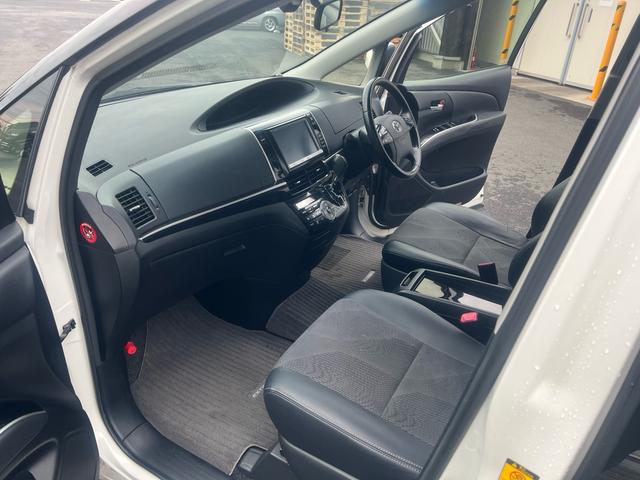 エスティマ アエラス　プレミアムエディション　スマートキー　プッシュスタート　両側パワースライドドア　　純正ナビ　ＴＶ　バックカメラ　ハーフレザーシート　車高調　２０インチアルミドライブレコーダー　走行無制限一年保証（36枚目）