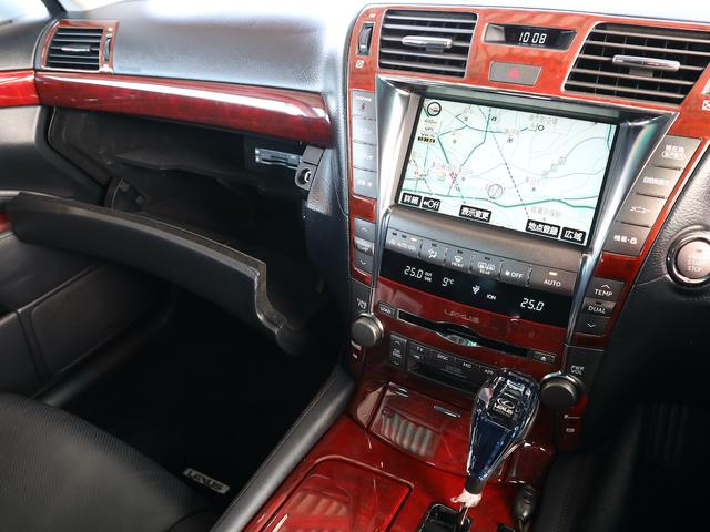 ＬＳ ＬＳ４６０　バージョンＳ　Ｉパッケージ　純正ＨＤＤナビ　ＣＤ／ＭＤ／ＭＳ／ＤＶＤ再生　マクレビ　バックカメラ　スマートキー　レーダークルコン　リア電動シェード　冷暖本革パワーシート　純正１９インチアルミ　ＨＩＤライト　エアロ（15枚目）