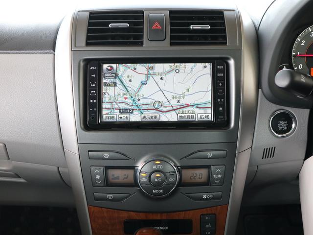 カローラアクシオ ラグゼール　純正ＨＤＤナビ　ＣＤ／ＤＶＤ／ＭＳ／ＴＶ再生　バックカメラ　ＥＴＣ　スマートキー　ＨＩＤライト　運転席シートヒーター　オートエアコン　ドアバイザー　ダッシュボードベタツキ無し（3枚目）