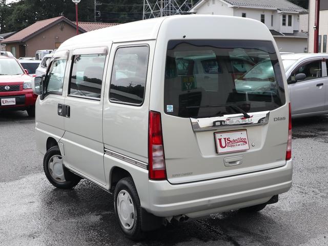 サンバーディアス ディアス　スーパーチャージャー　最終後期型　両側スライドドア　前席パワーウインド　パワステ　エアコン　エアバック　フルフラットシート　キーレス　ＥＴＣ　４気筒エンジン　スーパーチャージャー（8枚目）