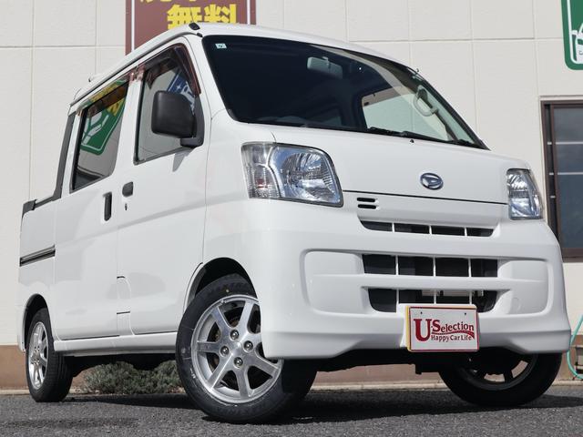 ハイゼットカーゴ デッキバン 5速MT 4WD エアコン パワステ ドアバイザー 純正流用14インチアルミ 夏タイヤ4本新品 スタッドレスタイヤ積込 車検記録簿 軽トラ(36枚目)