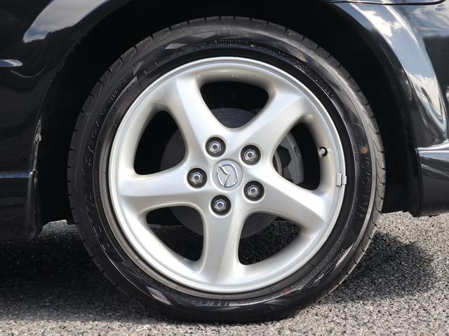 ファミリアＳ－ワゴン スポルト２０　ＤＶＤナビ　ＣＤＭＤ再生　ＥＴＣ　キーレス　純正ナルディステア　エアロ　リアスポイラー　ドアバイザー　純正１６インチアルミ　フロントフォグランプ　ディーラー整備記録簿　ワンオーナー（18枚目）