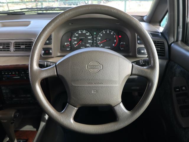 プレーリージョイ エアロエクスプレス　オーテック　専用フルエアロ　大型リアスポイラー　ルーフレール　ドアバイザー　純正１４インチアルミ　純正ＣＤオーディオ　３列シート　７人乗り　両側スライドドア　ＳＲ２０ＤＥエンジン　フルノーマル車（15枚目）