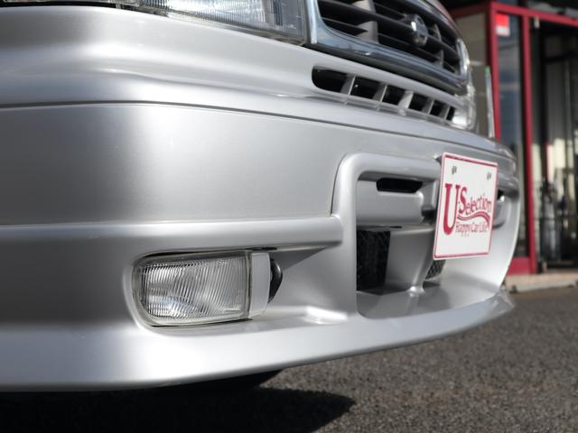 プレーリージョイ エアロエクスプレス　オーテック　専用フルエアロ　大型リアスポイラー　ルーフレール　ドアバイザー　純正１４インチアルミ　純正ＣＤオーディオ　３列シート　７人乗り　両側スライドドア　ＳＲ２０ＤＥエンジン　フルノーマル車（45枚目）