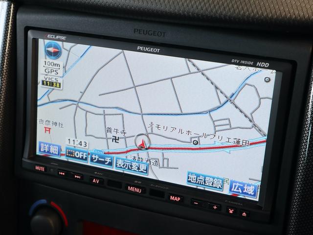 ２０７ シエロ　エアコン　パワステ　パワーウインド　ＡＢＳ　エアバック　純正ＨＤＤナビ　ＣＤ／ＤＶＤ／ＭＳ／ＴＶ再生　ＥＴＣ　キーレス　黒半革シート　ガラスルーフ（24枚目）